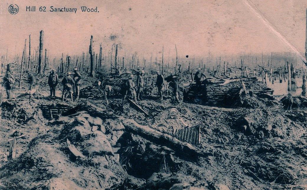 Pauls43's tweet photo. We are heading back to Sanctuary wood today. We will be relieving and holding a section of line for a few days. http://t.co/ldQ6CESNsN