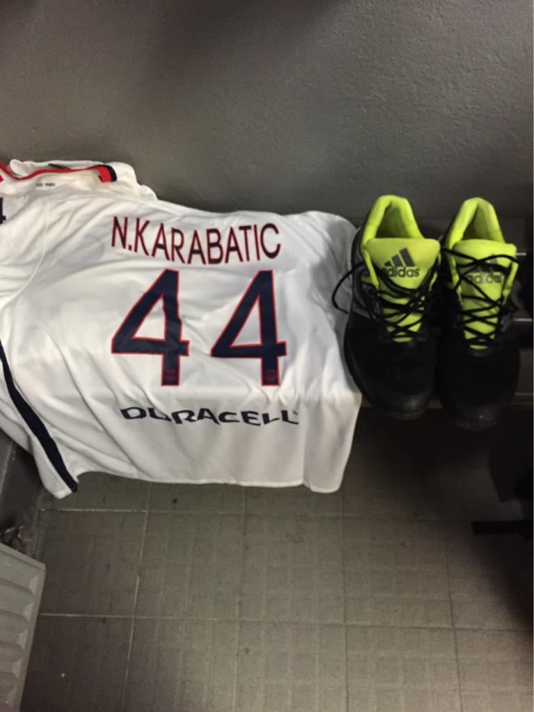 NKARABATIC's tweet photo. 20h00.@pauchandball - @psghand Test de mon nouveau maillot en match amical. #PSGHand #dreambigger http://t.co/ZepflYWIT2
