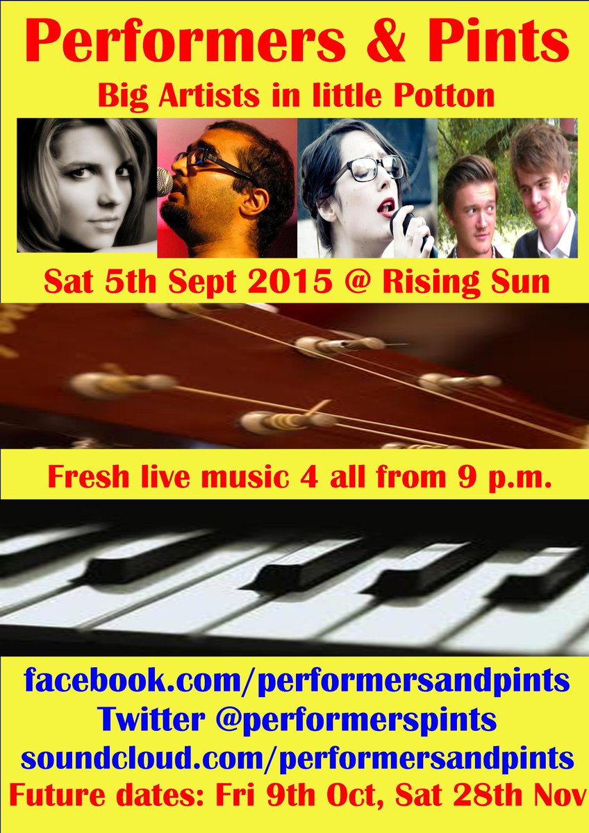 Three Weeks until this Musical Treat <a href="/SaraAshleyMusic/">Sara Ashley</a> <a href="/karmadillo_band/">Rishi Karmadillo</a> <a href="/StephScottMusic/">Steph Scott Music</a> + <a href="/olliewillobooby/">Ollie & Will</a> 05/09/15