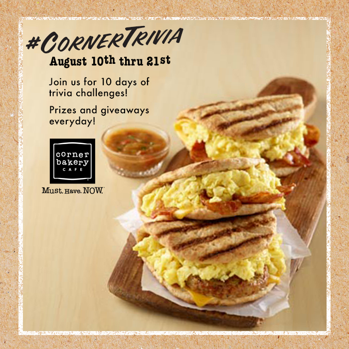 CornerBakery's tweet photo. Join us on Facebook to play #CornerTrivia. #Prizes &amp; #giveaways each day! Here's the link: https://t.co/LMUfkcNP3J http://t.co/82Z3TiDqUp