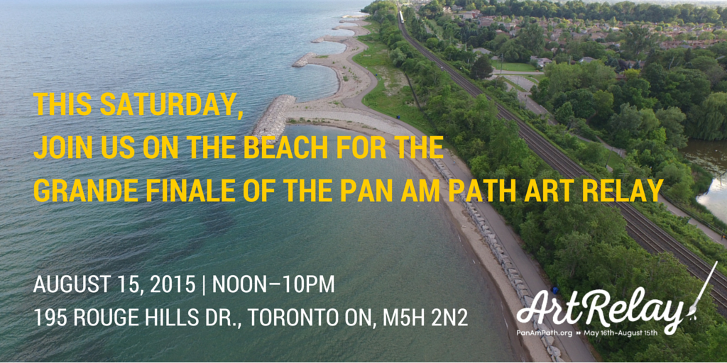 Park_People's tweet image. The Grand Finale of @PanAmPath #ArtRelay is this Saturday at @RougePark! bit.ly/1PmYb8C #parkTO #PanAmPath