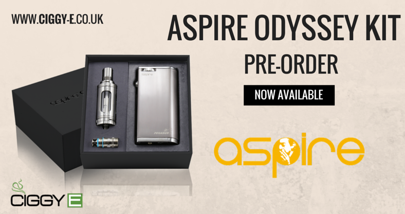 Pre--order the Aspire Odyssey Kit for only £58.50 and FREE delivery using discount code twitter10 #vapeon #apelife