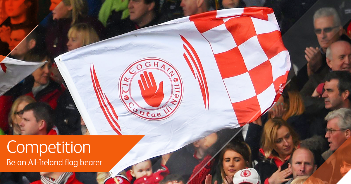 eirGAA's tweet photo. Want your young fans to be a flag bearer for the GAA semi finals? To have a chance to win, simply retweet this post. http://t.co/KKf27MacfH