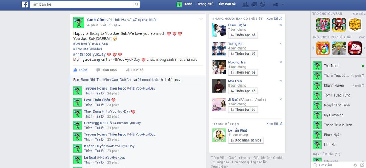emlahuongcom's tweet photo. This is my Facebook.It's amazing^^ I'm from VietNam #44thYooHyukDay @FallForYoo @Hahyuk_THFAN @YooHyuk_ @Yjshkfanbase http://t.co/z6G0GYAhUJ