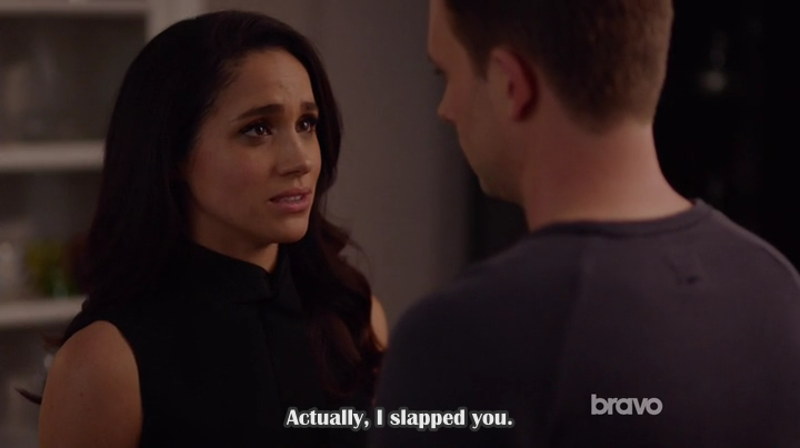 kimimappi's tweet photo. "i actually slapped you" means "i slapped you but i love you so let's have sex" xD #Suits #SuitsFault http://t.co/ZG9ZYkUzJ7