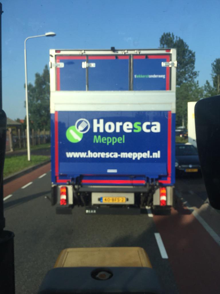 We worden zoals gewoonlijk goed bevoorraad door Horesca Meppel!