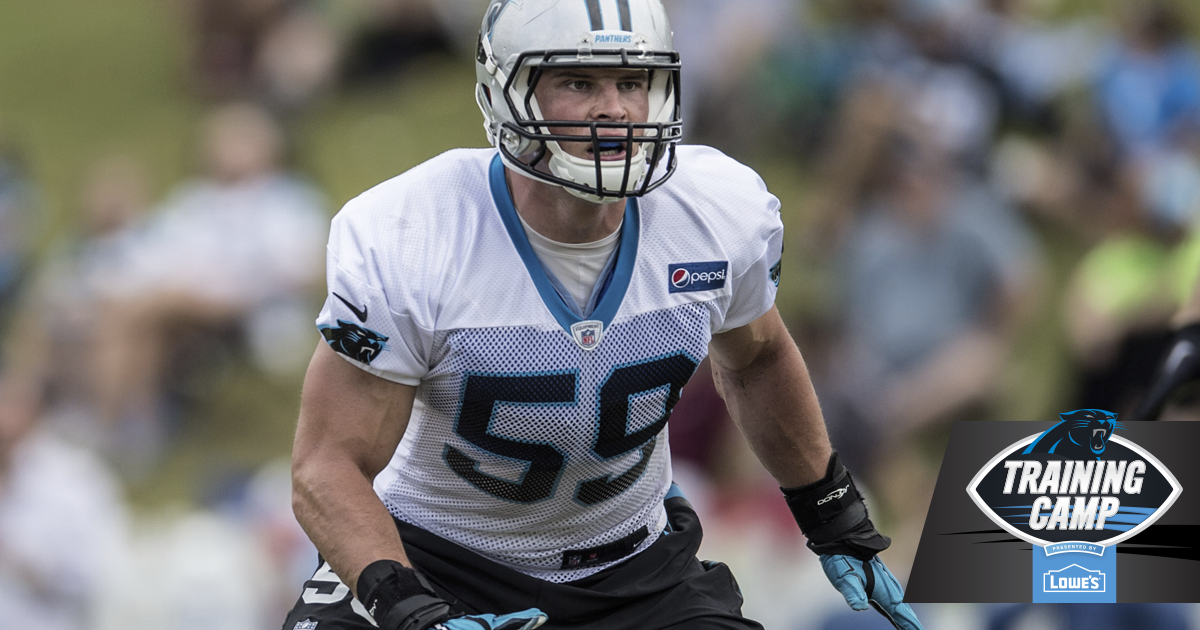 Panthers's tweet photo. This guy can't wait to hit the field tomorrow night > [http://t.co/V72k7TEFpV]

#LUUUUUUUUUKE http://t.co/hQRBhgqAFl