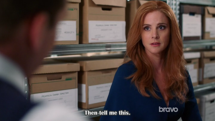 kimimappi's tweet photo. the 2nd time Harvey found Donna at the file room and i was pretty much trembling. #Darvey #Suits #SuitsFault http://t.co/20Z152oQJt