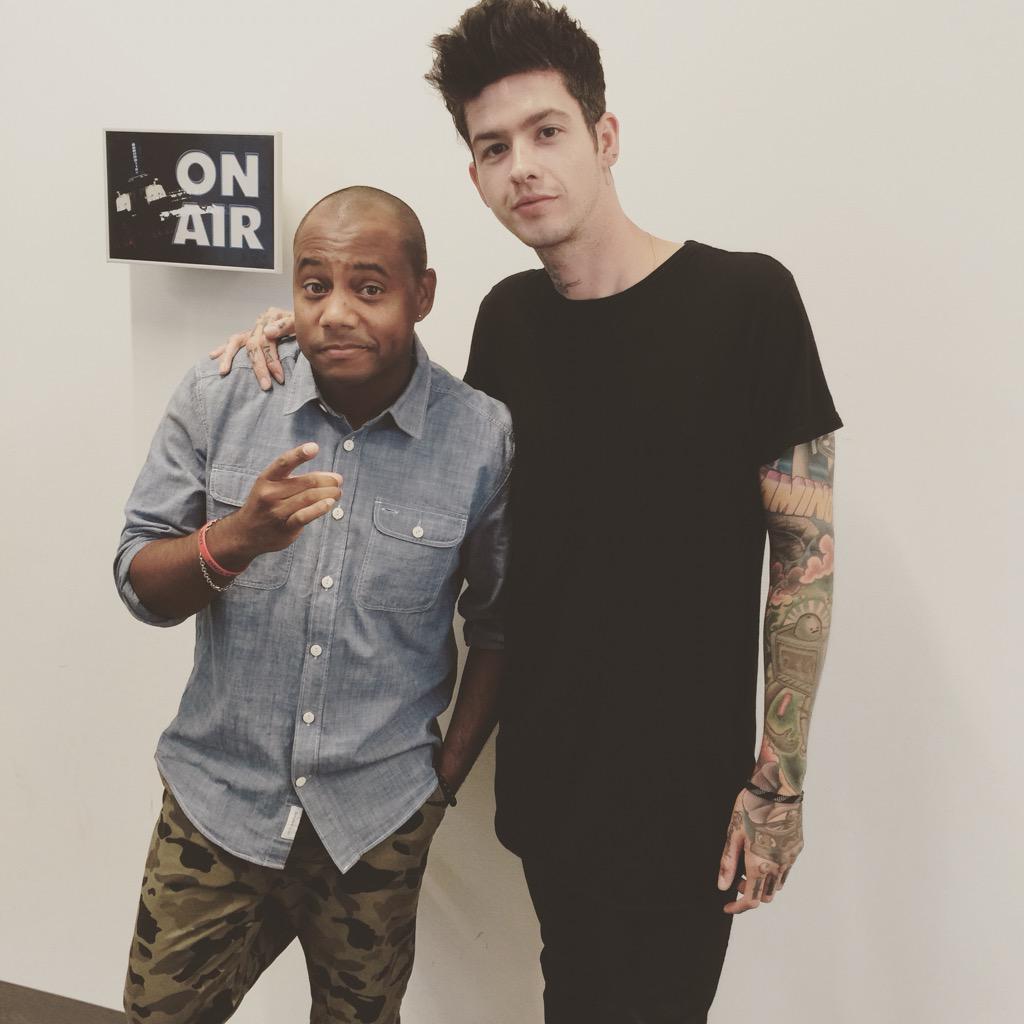 travismills's tweet photo. Amazing day with the homie @MaxwellsHouse at @Z100NewYork. Appreciate you man! #YoungAndStupid http://t.co/hBdlduH7og