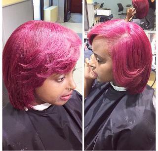dezzy_lashay's tweet image. think i did good 😊😊 #Slayeddddd 💇💇