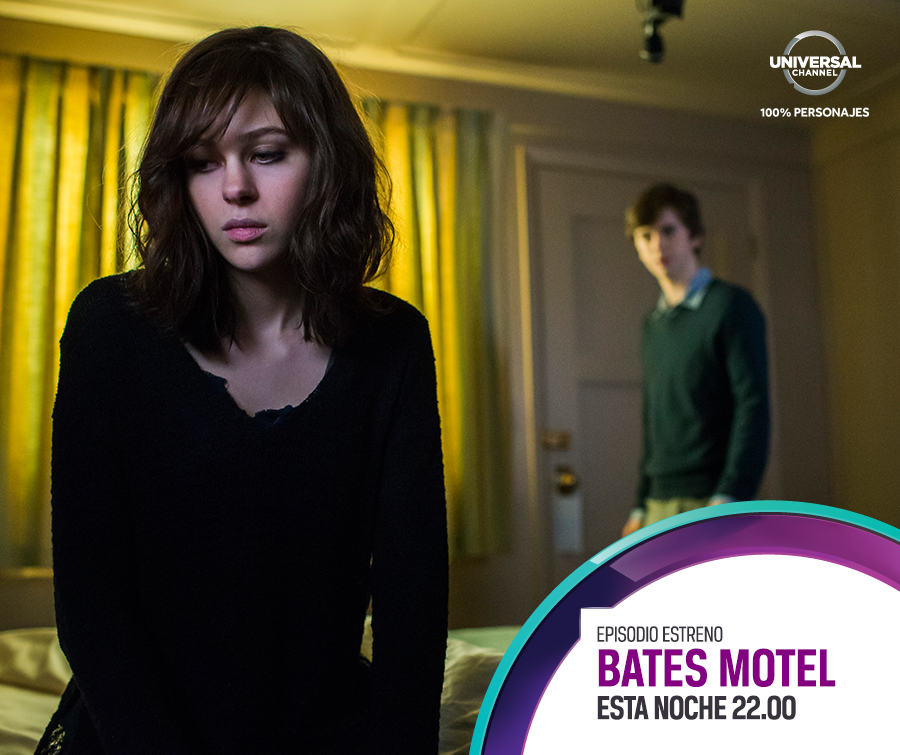 UniversalTVLA's tweet photo. “Ya no quiero estar muerta, Norman”. Bradley regresó, pero no para ayudar a Norman… #EpisodioEstreno #EnElBatesMotel http://t.co/42EwliL2oO