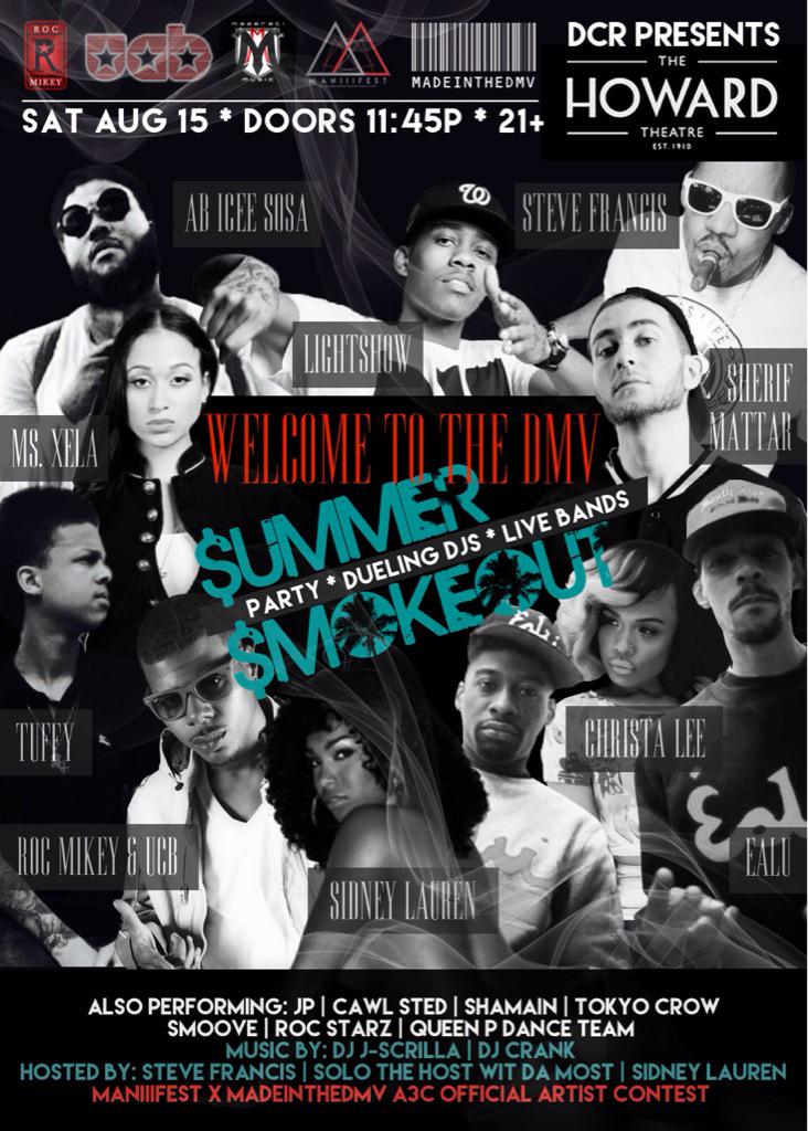JUIC_esq's tweet photo. #A1515 @ @HowardTheatre #Hippies #Trappers #Ballers &amp; #GoGoHeads under one roof! #SupaLit 🔥🔥🔥 http://t.co/DwfOsFeJiM