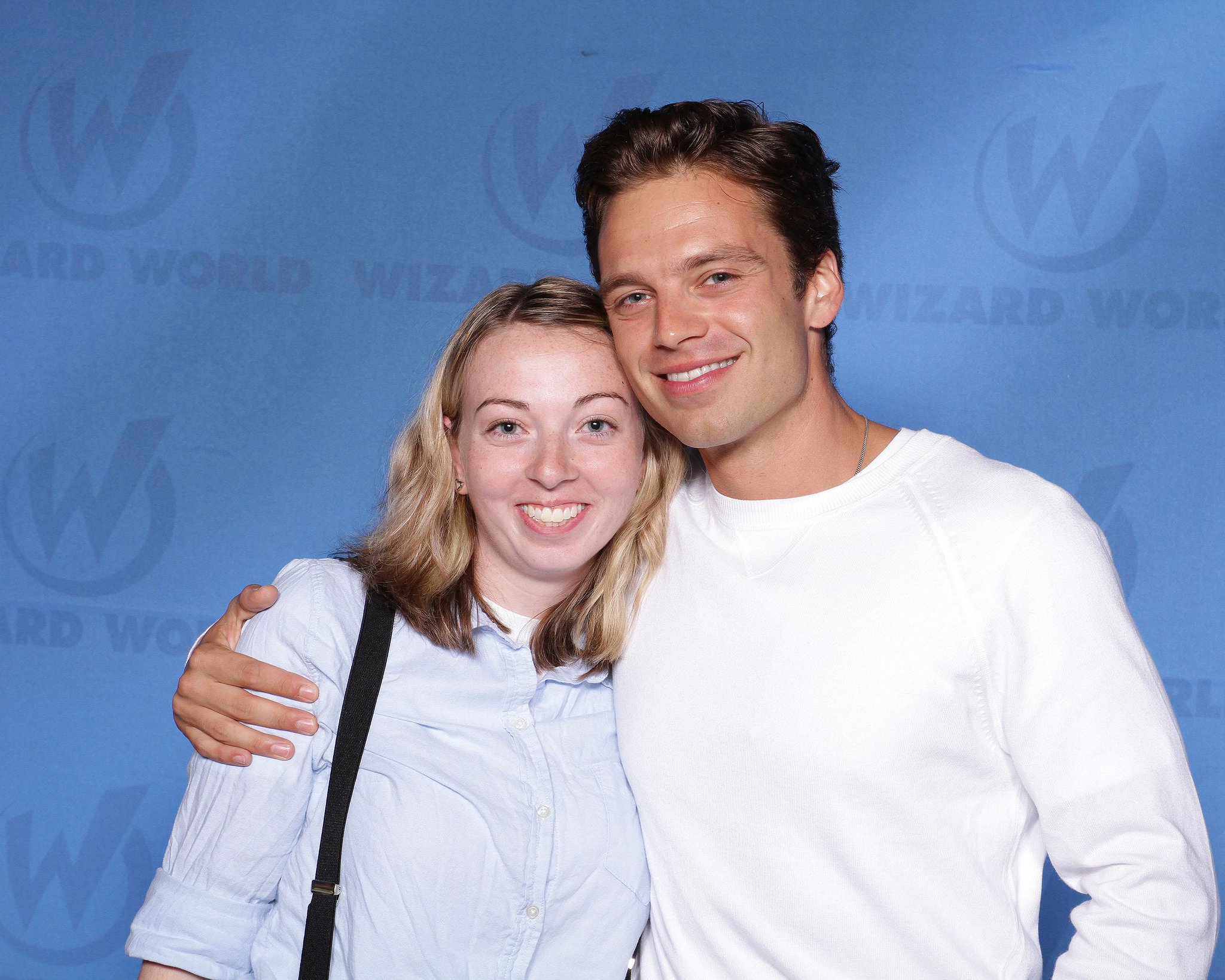 Happy Birthday to this beautiful man, Sebastian Stan! Thanks so much for the hug! <3 <3 <3 