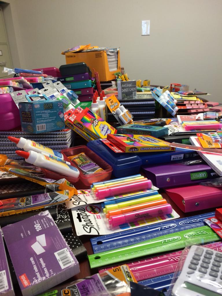 JenJen554V's tweet photo. From our family to your's continues into 2015!! School supplies for Family And Children aid. @archer_bullock http://t.co/UoOvmqwSsC