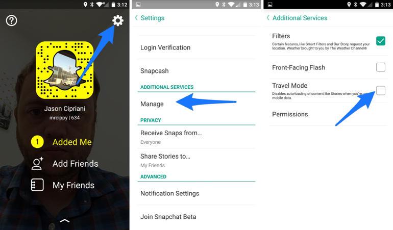VacationSellout's tweet photo. Social travelers: Save your data with @Snapchat's new #travel mode! 

http://t.co/SvXDBdCmvf http://t.co/dRcQniV43Q