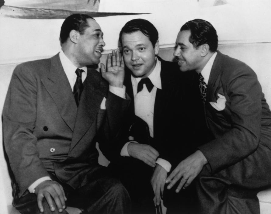 Stunning Image of Duke Ellington and Orson Welles in 1944 