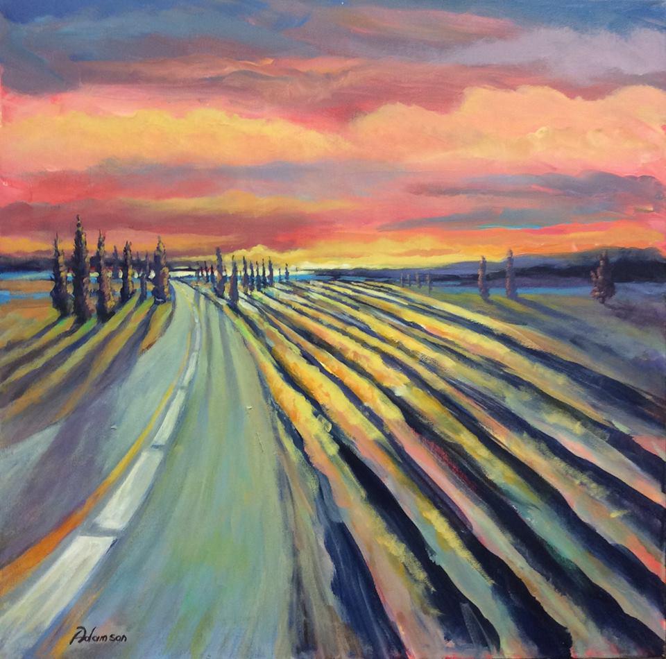 GregoryAdamson's tweet image. 'Wide Open' (24 by 24 in., acrylic on canvas) did this while teaching and #painting #art @RAMriverside