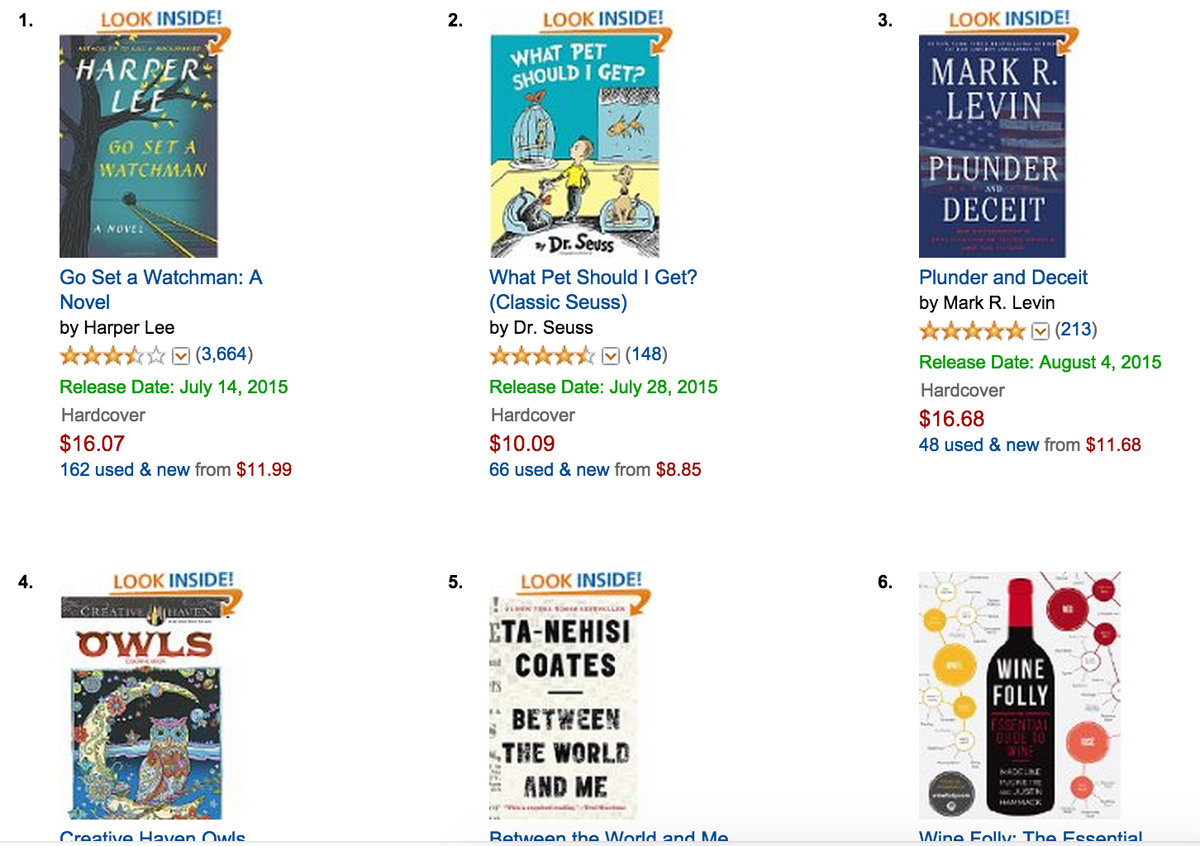 Hot New Releases! 

amzn.to/1MmDaev