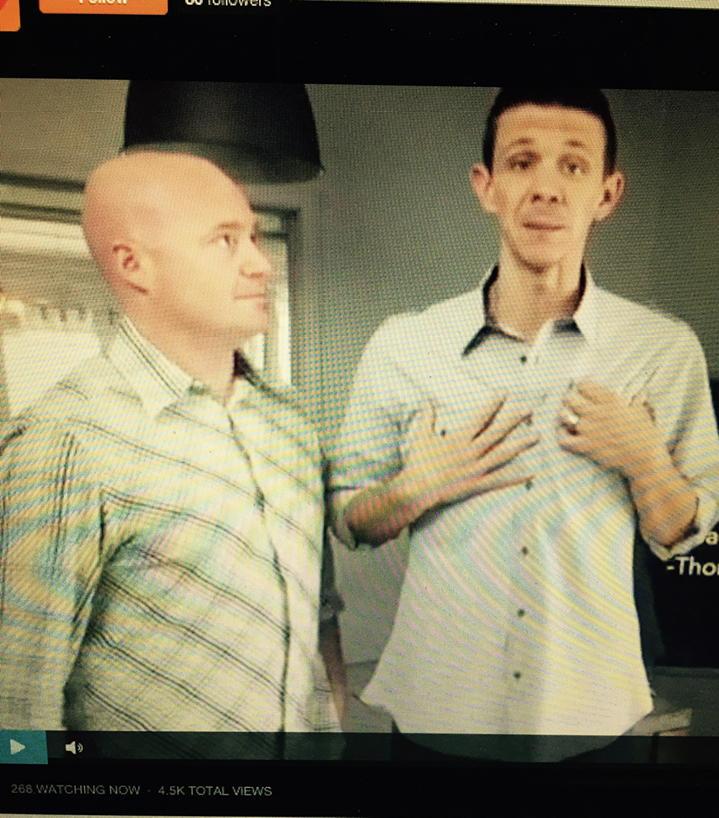 EricSwann's tweet photo. @TheRocketCo @CaseyGraham look at how my screen froze a minute ago.. Ha ha.. I'm dying right now. #preachingrocket http://t.co/CGsZ77NXke