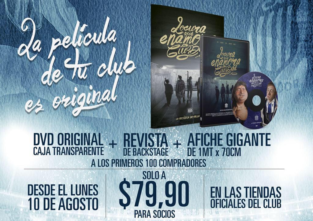 tallereslapeli's tweet photo. Acércate a las tiendas oficiales del club y llévate la peli oficial + revista + afiche gigante. http://t.co/0DSdQ2kTBz