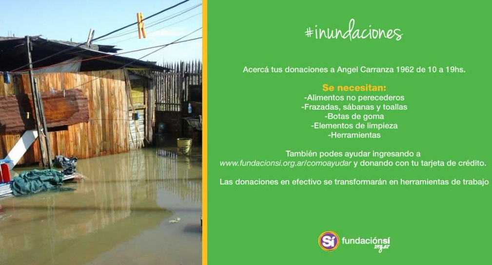 infobae's tweet photo. #ElMapaDelAgua | Cómo colaborar con las víctimas de las #inundaciones @sifundacion @HambreCero http://t.co/vVWaA8uT0G