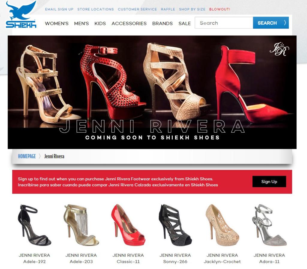 Introducir 86+ imagen jenni rivera shoes collection