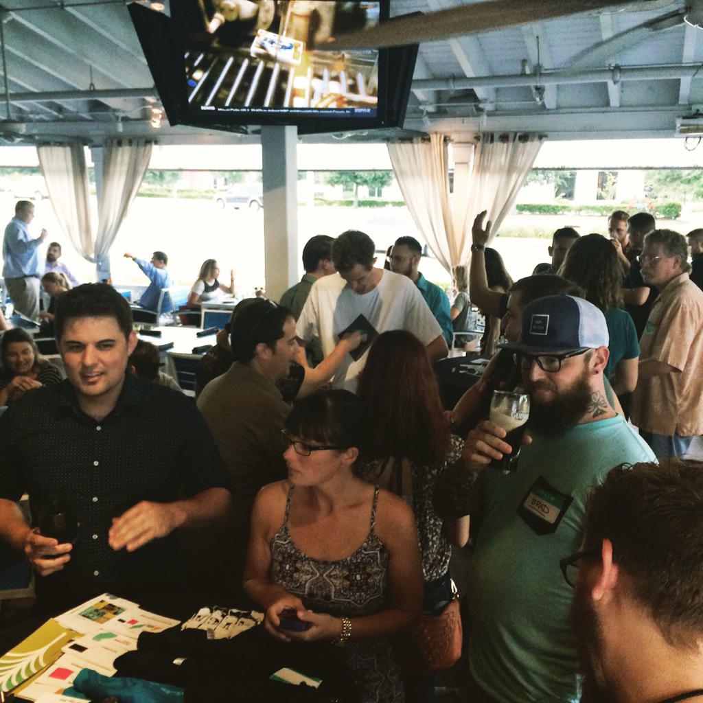 aigajax's tweet photo. If you're not down here with us for C&amp;C at Blackfinn playing #CMYKuestions, you're missing out! #aigaconnect #aigajax http://t.co/jExymyHUKQ
