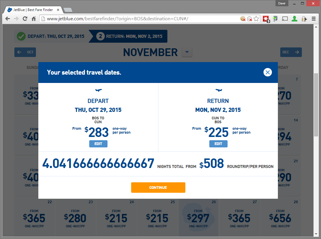 _daveswift's tweet image. Who needs to update their DST database? @Jetblue does! (hint: 0.0416667 days = 1 hour) goo.gl/BLXXB8