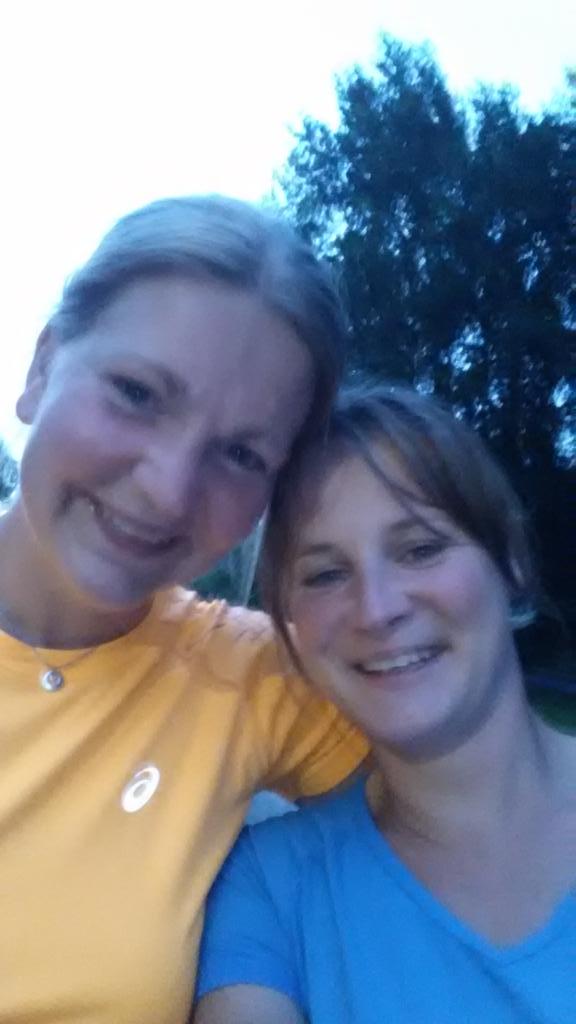 Vol goede moed weer lopen! Lekker....