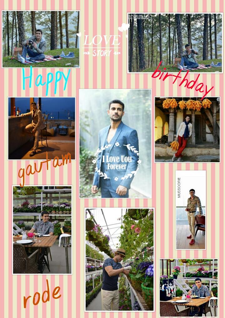  Happy Birthday Gutii     I wish you a happy life with my love   