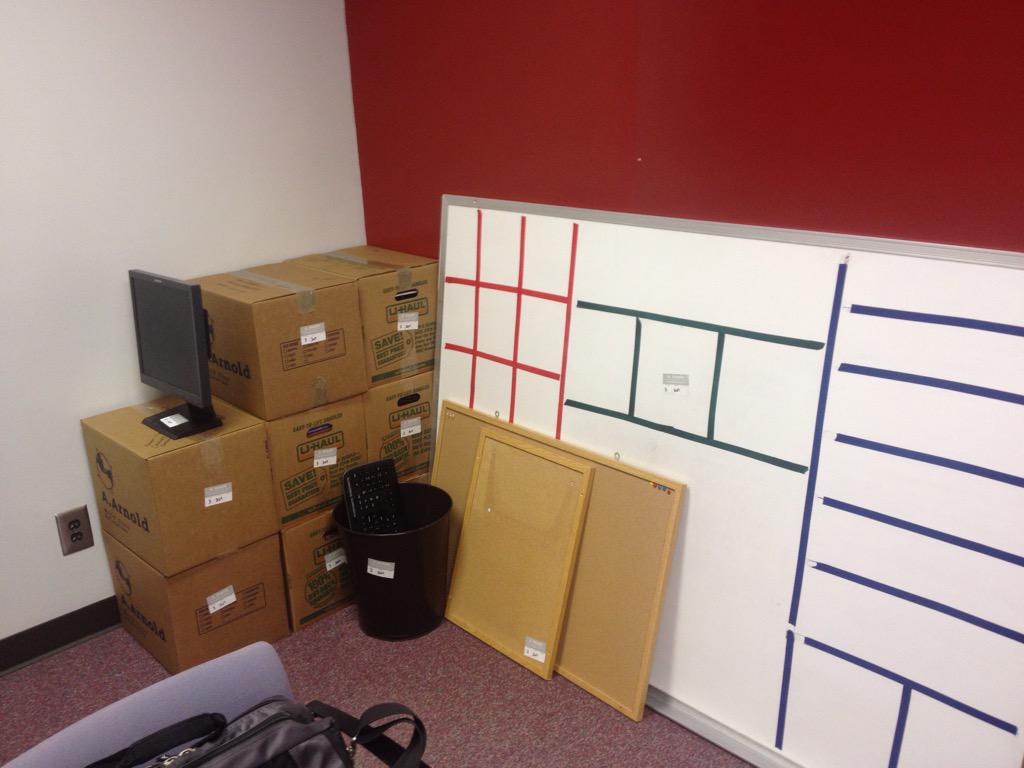 ProfSSI's tweet photo. See ya RLFC! Ready for the new UIndy Health Pavilion! #UIndyEXSC #NewOffice #NewResearchLab http://t.co/LkXYC6LDUg