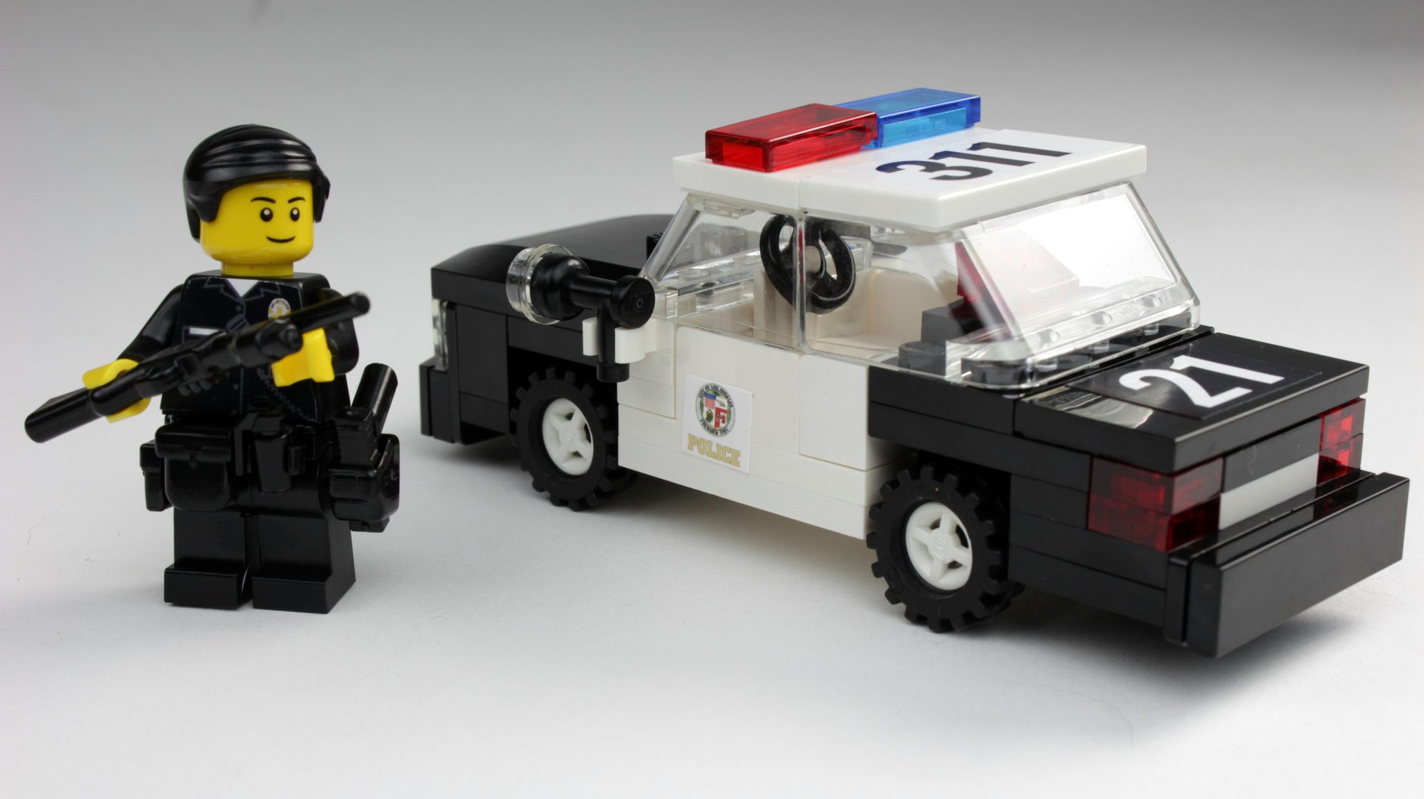 lego police pickup truck