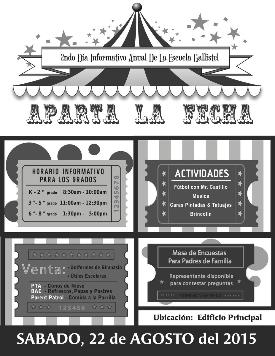 2nd Annual Information day is Saturday, August 22.  Don't miss it!