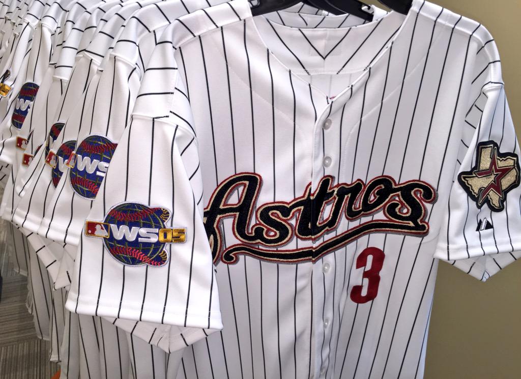 Houston Astros on X: For 2005 team alumni, not on the field.  #LegendsWeekend RT @AstrosTalk: Astros alumni jerseys for 2005 NLCS  reunion.  / X