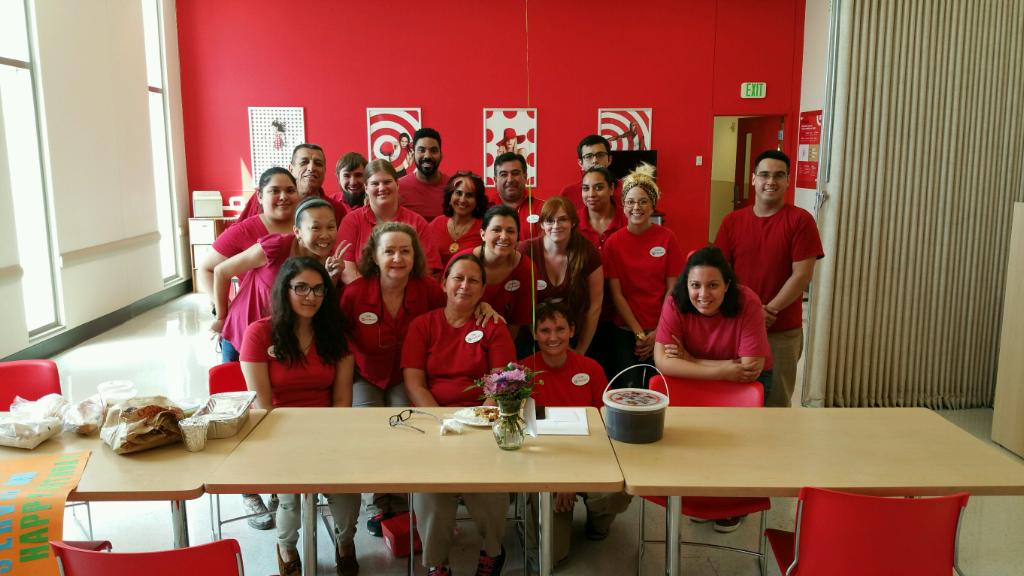 #391engagement Olga celebrating 30 years with Target <a href="/DerinBriggs/">Derin</a> <a href="/MattSBaker1/">Matthew Baker</a> <a href="/bradw_taylor/">Brad Taylor-White (he/him)</a> @linmwheel