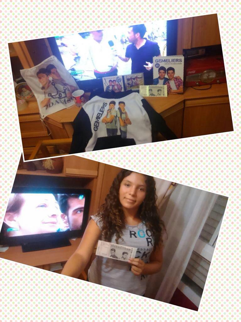 GemelierSMP's tweet photo. M&amp;G para @paloma_siempre que el día del concierto es su cumpleaños @adirecto #ADfiesta4 🙊 http://t.co/m6rZRxjN2E