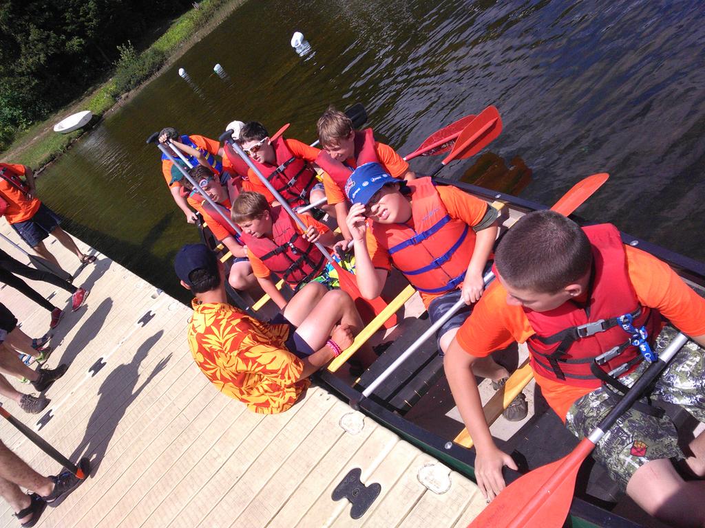 68thScouts's tweet image. Dragon boat race ready to go! #hsr