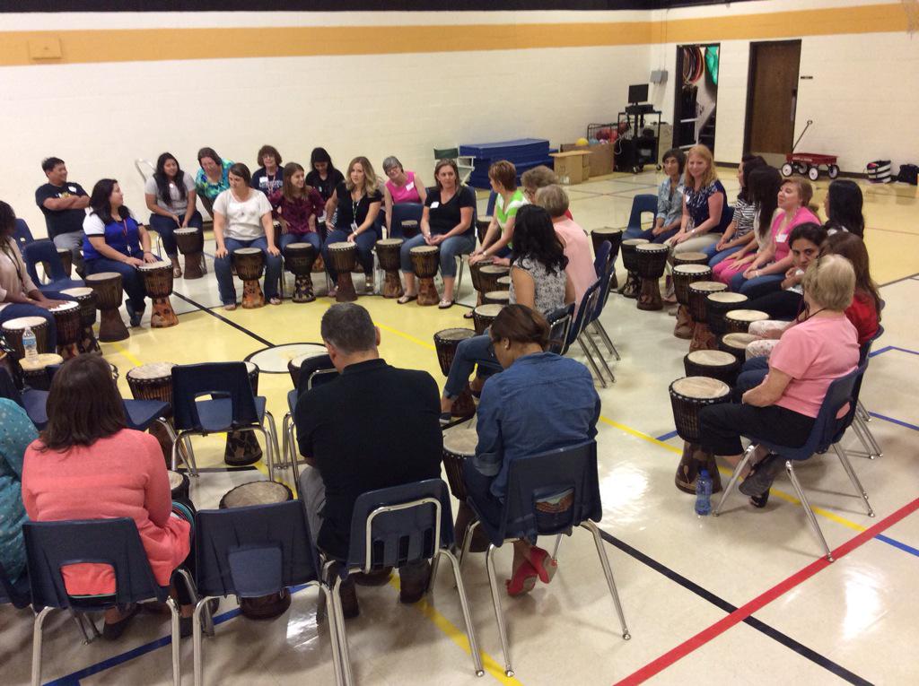 Mocha_Minds's tweet photo. We are rocking to the beat of the same drum at Freeman #rhythmpath http://t.co/thg9oCEnHn