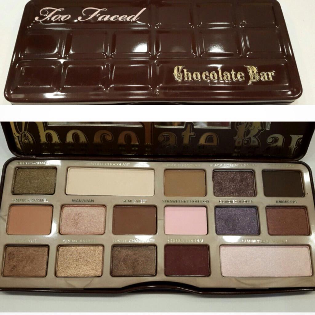 MeriMakeup's tweet image. Nueva paleta en casa! La Chocolate Bar de Too Faced! Enamorada de sus colores y de su olor!! 🍫😍❤️