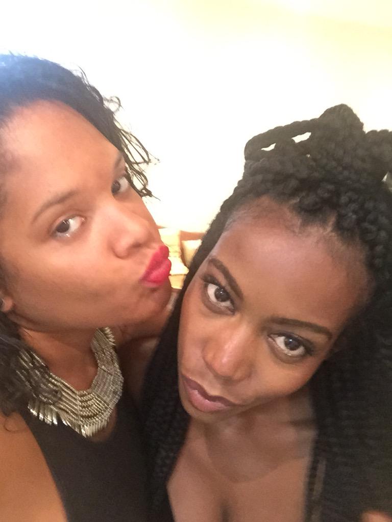 Happy birthday to a real one! Tuff guy tiff aka tip toe tiff aka young Naomi aka foxy brown aka my sista from anotha 