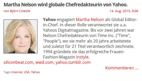 .@marthajnelson wird globale Chefredakteurin von Yahoo turi2.de/aktuell/martha…