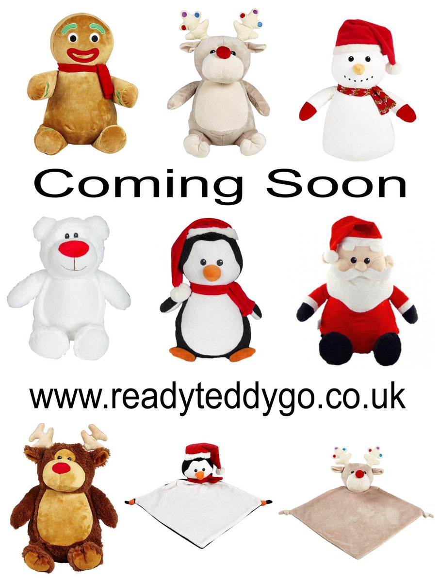 We're thinking of Christmas here <a href="/ReadyTeddyGoUK/">Ready Teddy Go</a> some more lovely <a href="/BabyCubbies/">Cubbies</a> are coming soon! #personalisedgifts