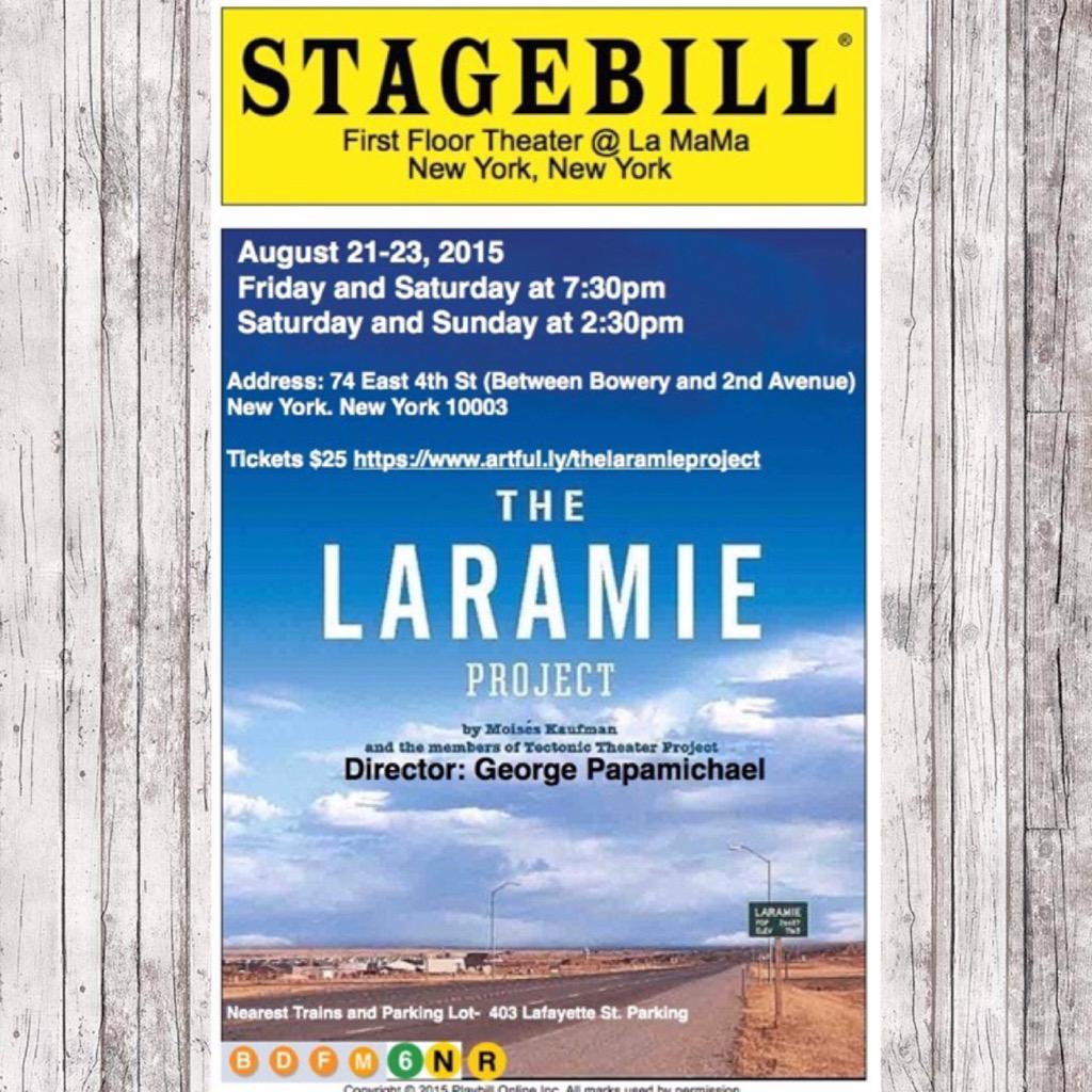 pqueenv's tweet image. Come see this amazing cast in George's directorial debut-not to be MISSED