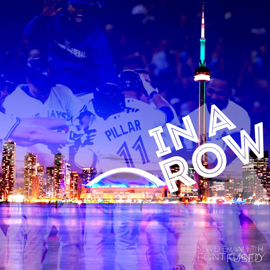 Deja-vu <a href="/BlueJays/">Toronto Blue Jays</a> #11InARow #ComeTogether #BlueJays #GoJaysGo #Toronto #the6ix