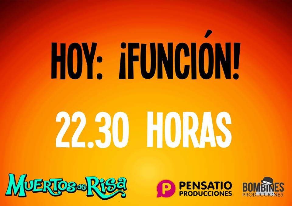 Esta noche tenés la chance de reírte sin parar.
Vos elegís...
Preventa ➨ bit.ly/1OY7ako