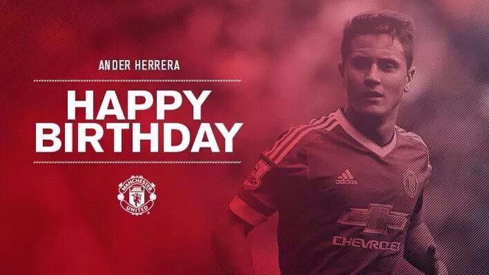 Happy birthday Ander Herrera  