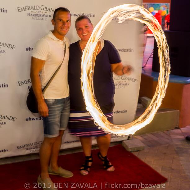 bzdfw's tweet photo. With the Fire Lady in Destin, FL. #hwvdestin http://t.co/ywvBjW0faW