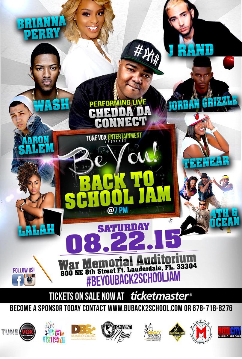 LNGTalentExpo's tweet photo. Currently Accepting Media Outlets For @BUBack2School on Aug 22 at @WMAFL -> Feat @CHEDDADACONNECT #SubmitNow http://t.co/ZSkpVIRpGd