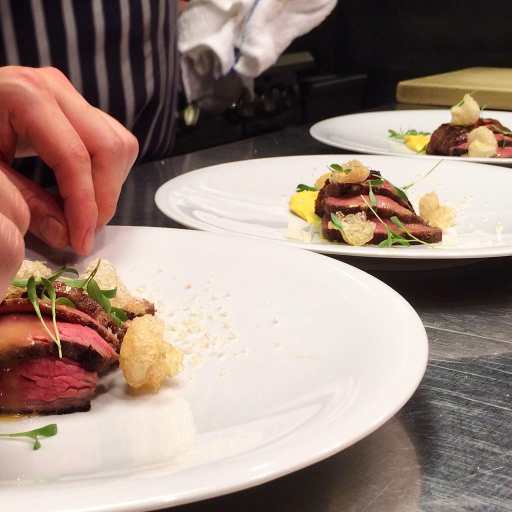 Steak dinner on a Thursday? Don't mind if I do! Now on our tasting menu with summer squash, beef tendon and hazelnuts