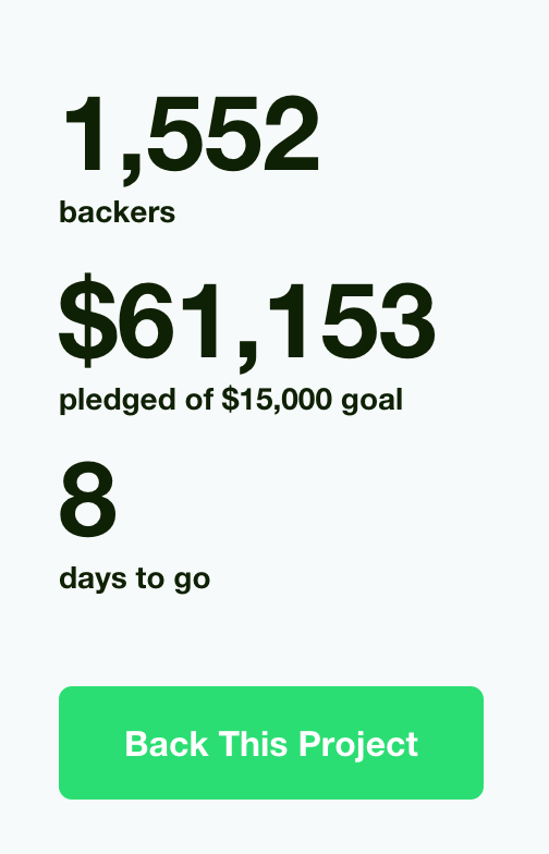 We've passed $60,000! With only 8 days to go we think you can help us get to $80,000! Share with others!